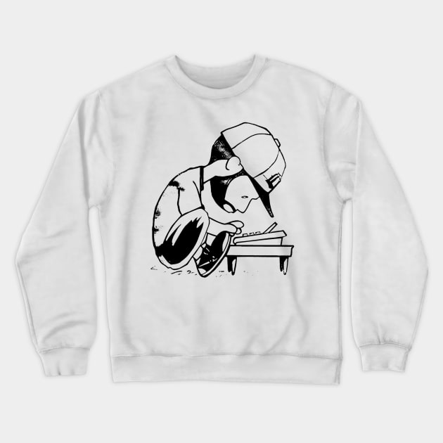 J Dilla Sketch Crewneck Sweatshirt by Olenyambutgawe